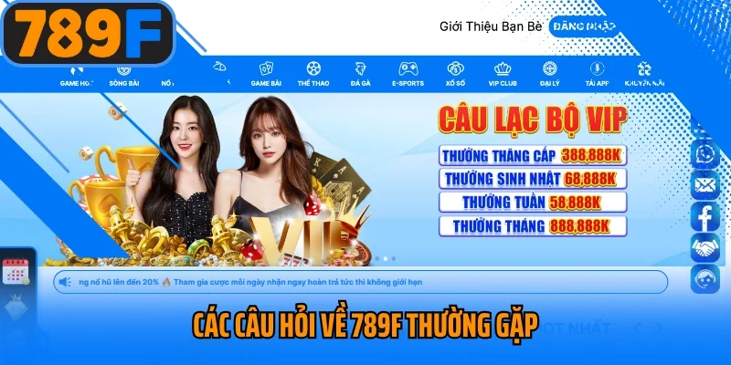 Các câu hỏi về 789F thường gặp